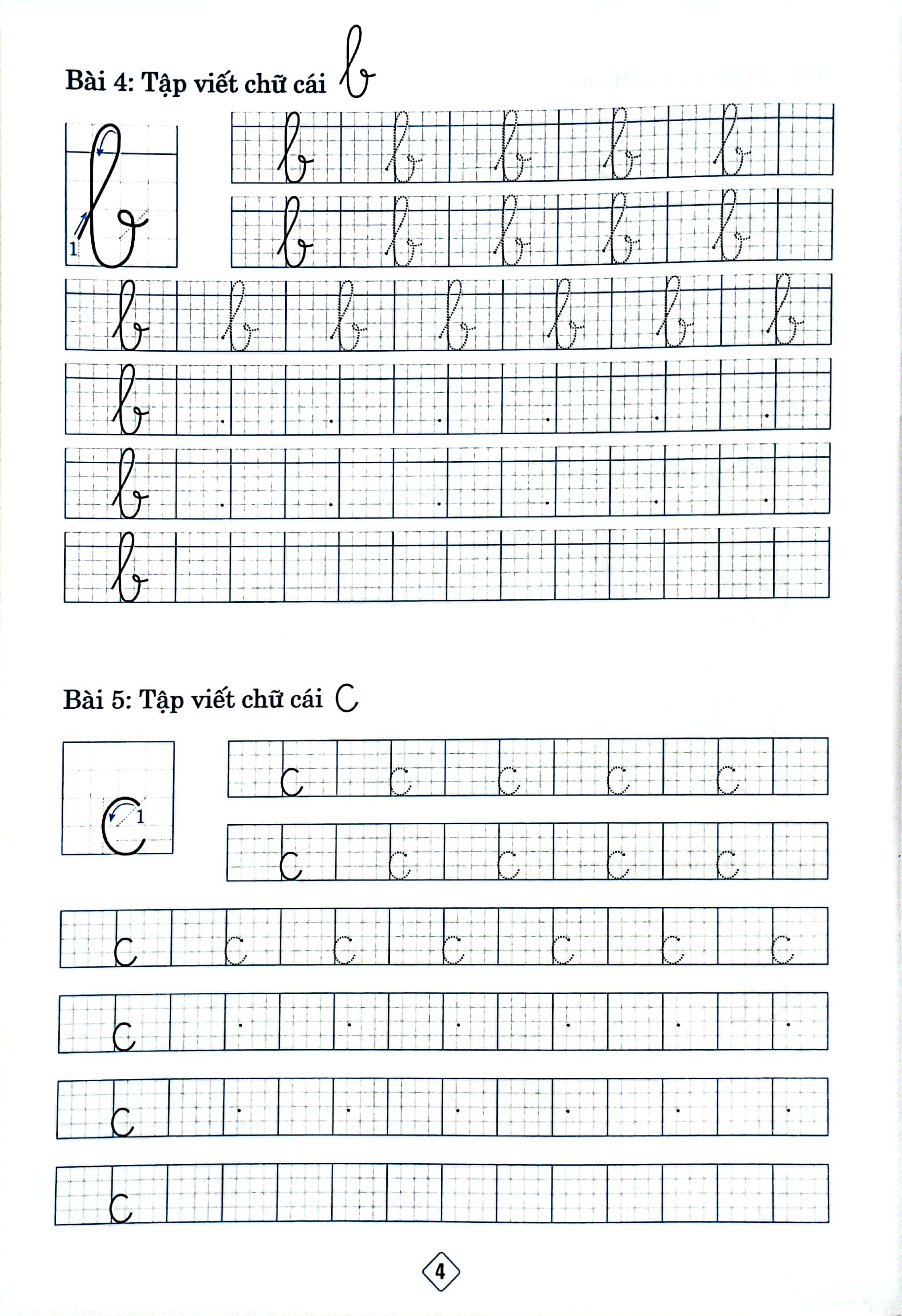 chuẩn bị bé vào lớp 1 - tô chữ thường (dành cho bé 4-5 tuổi) - Ảnh 4
