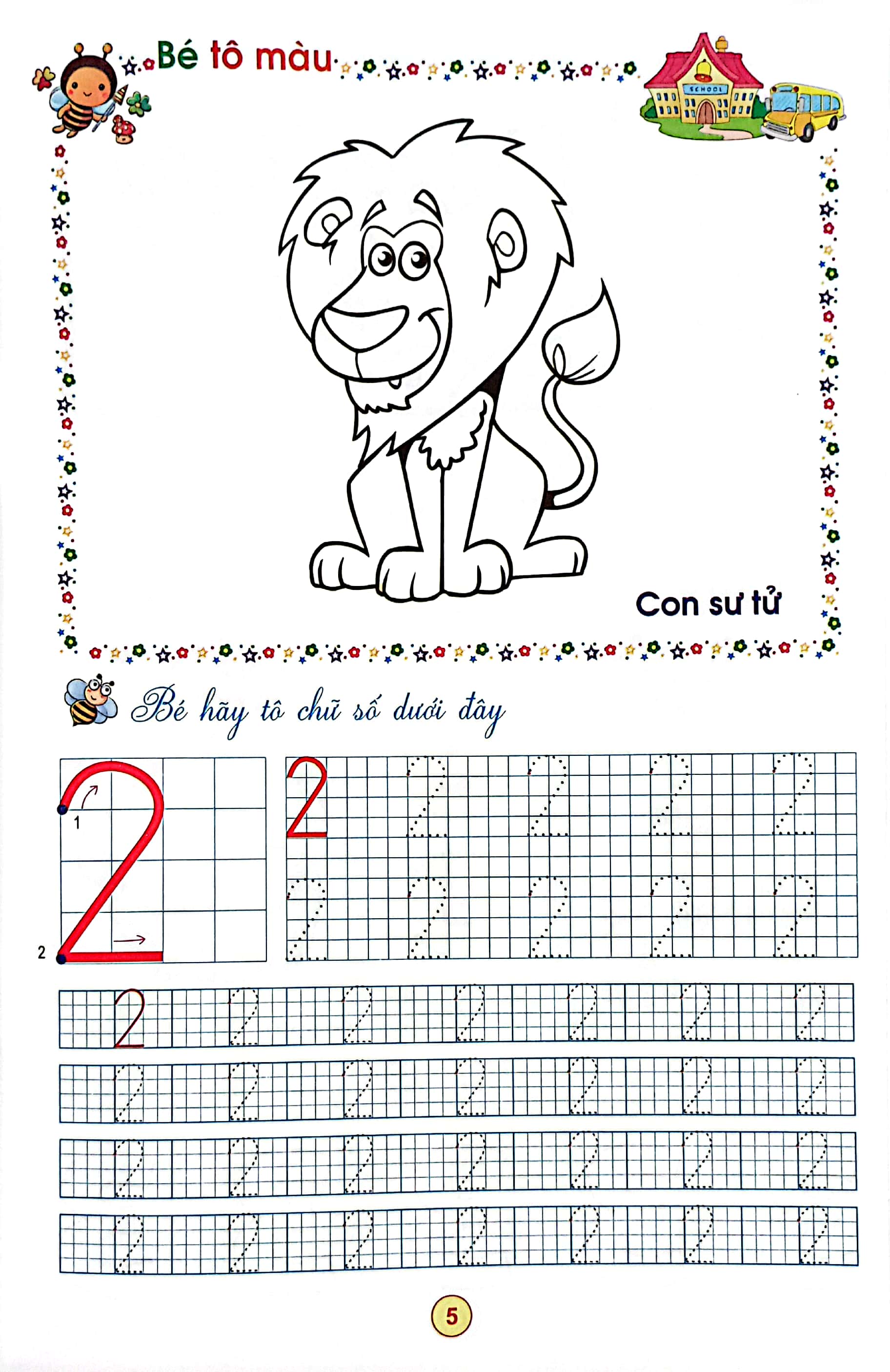 chuẩn bị cho bé vào lớp 1 - làm quen chữ số (cho bé từ 5-6 tuổi) - Ảnh 6