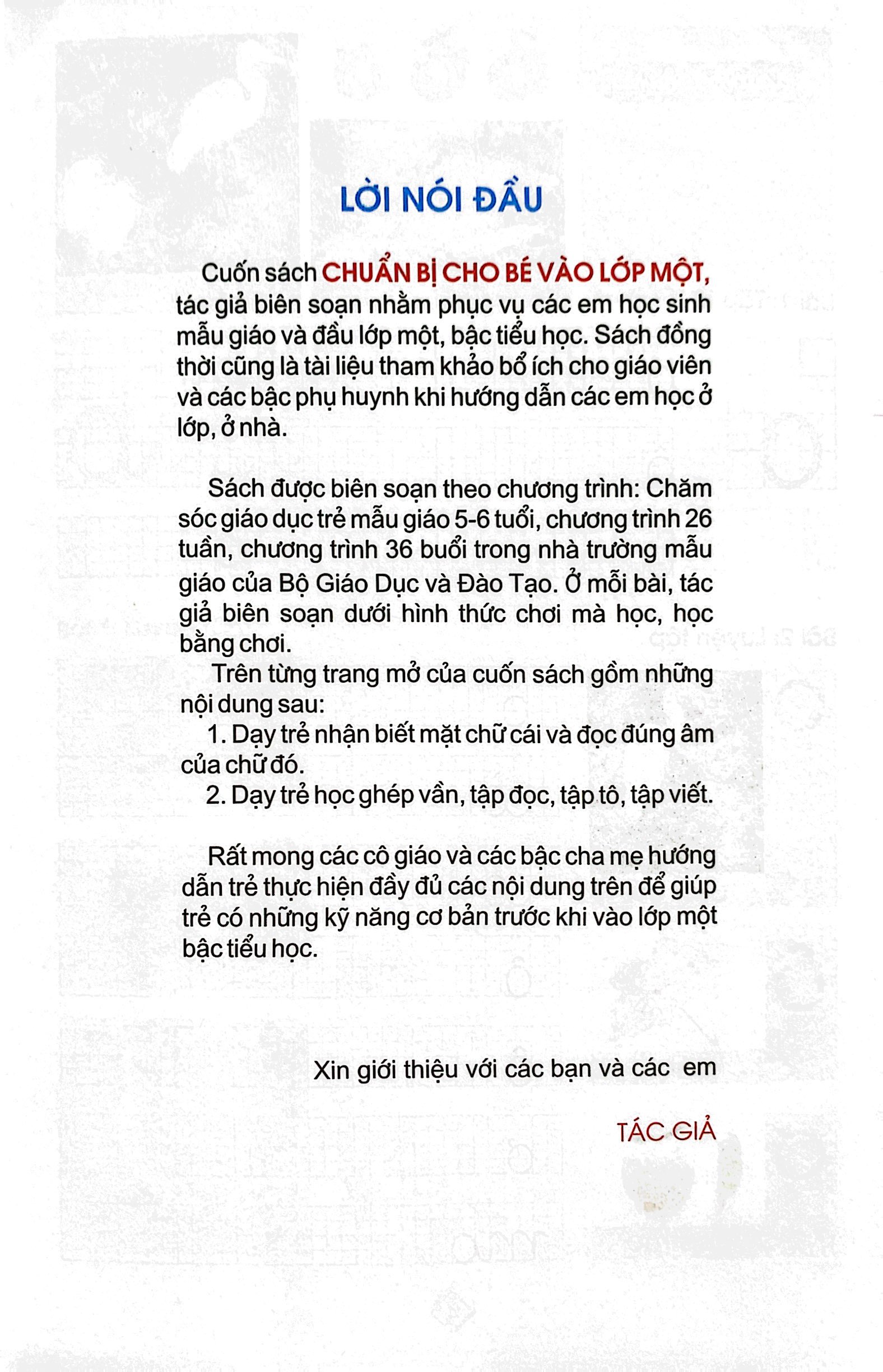 chuẩn bị cho bé vào lớp 1 - làm quen với chữ cái (tái bản) - Ảnh 4