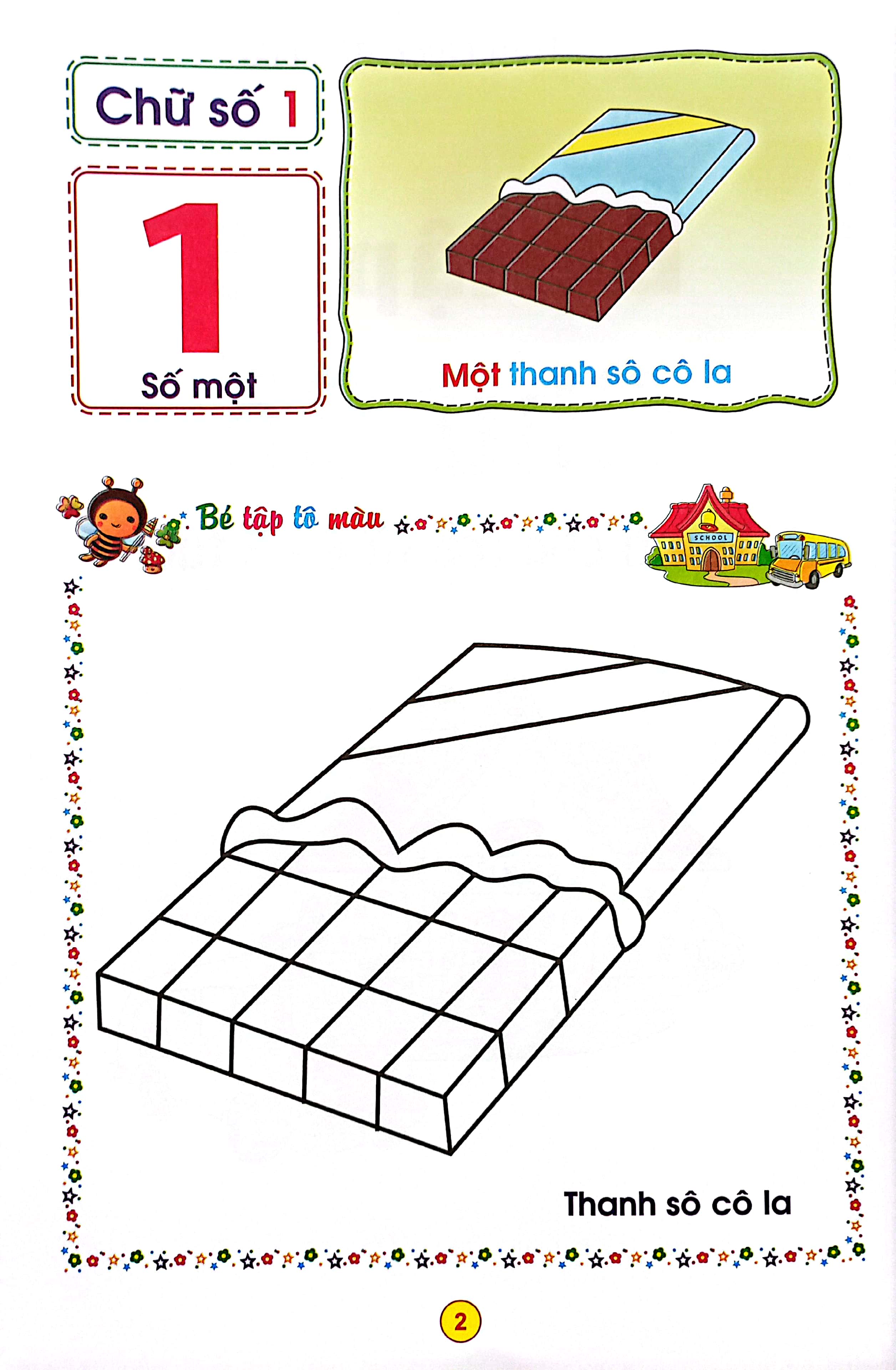 chuẩn bị cho bé vào lớp 1 - tập tô chữ số (cho bé từ 4-5 tuổi) - Ảnh 3