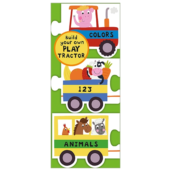 chunky set: play tractor: colors, 123, animals