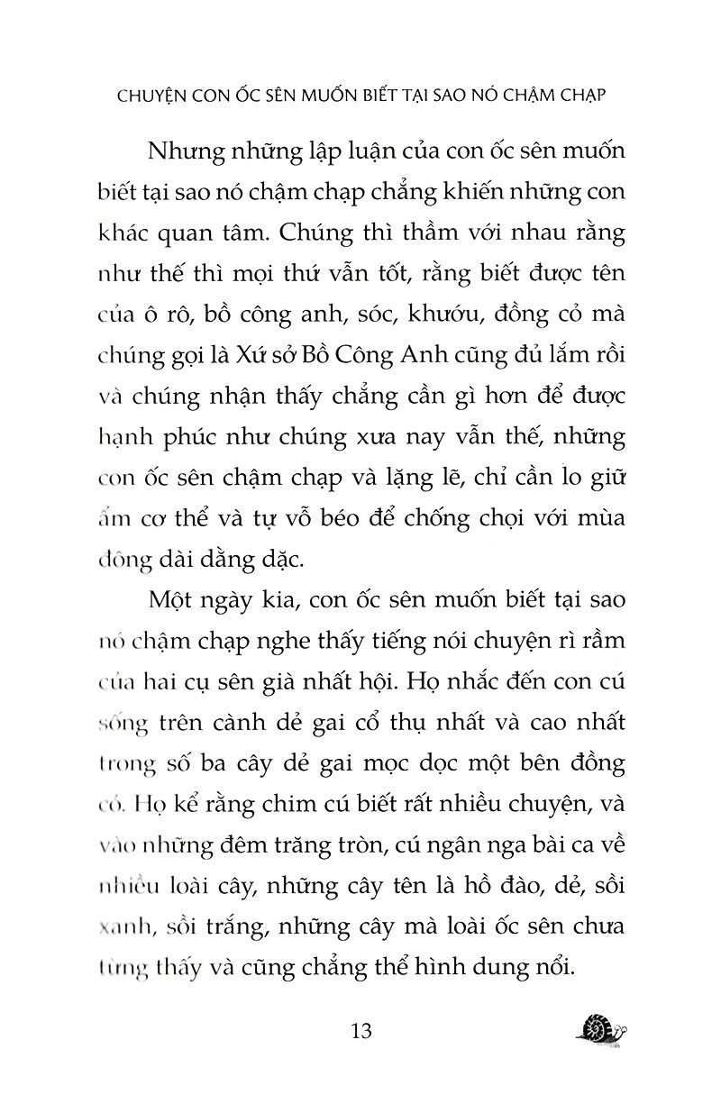 Chuyện Con Ốc Sên Muốn Biết Tại Sao Nó Chậm Chạp (Tái Bản 2025) - Ảnh 9