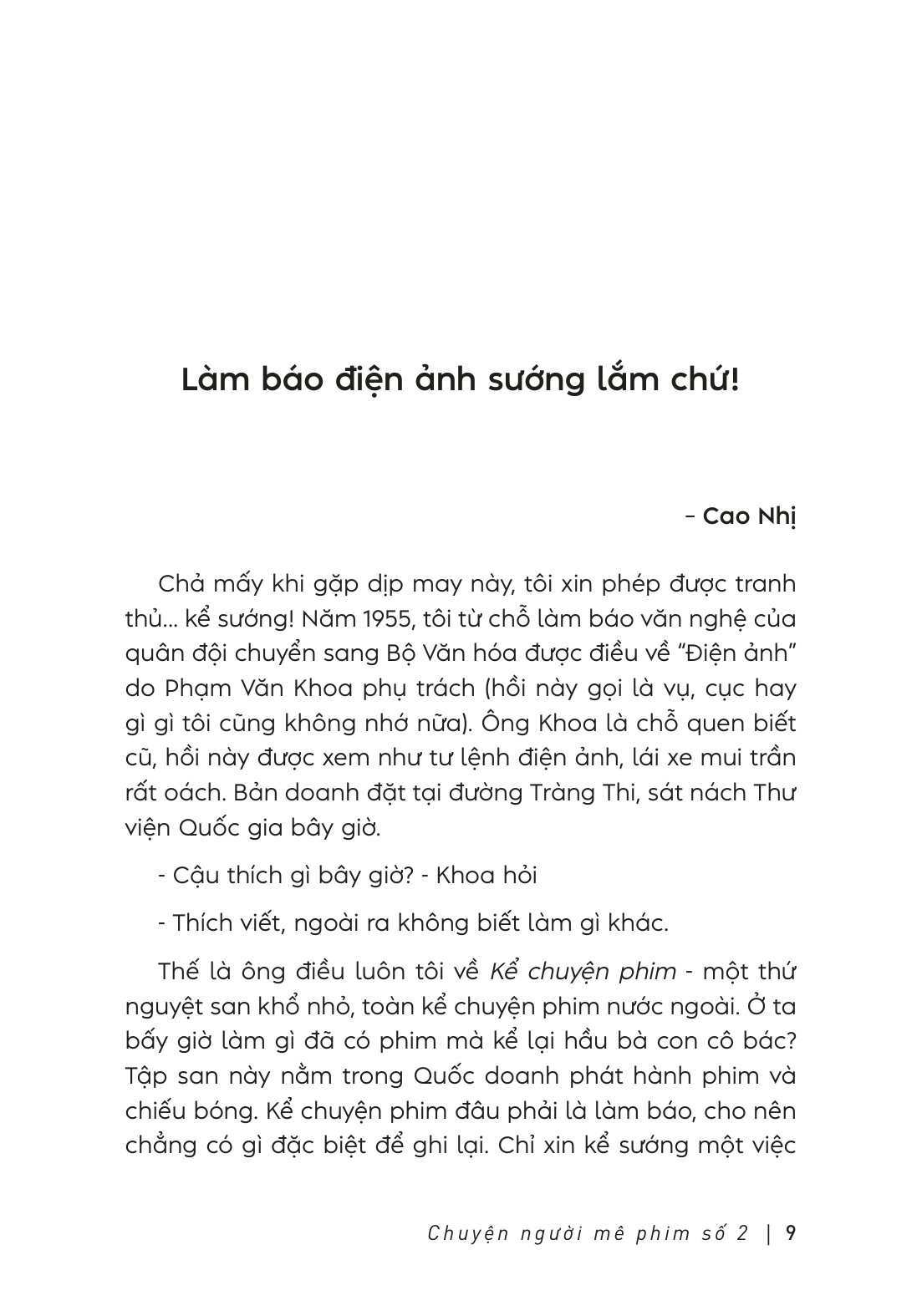Chuyện Người Mê Phim Số 2 - Ghi Chép Về Điện Ảnh - Ảnh 9