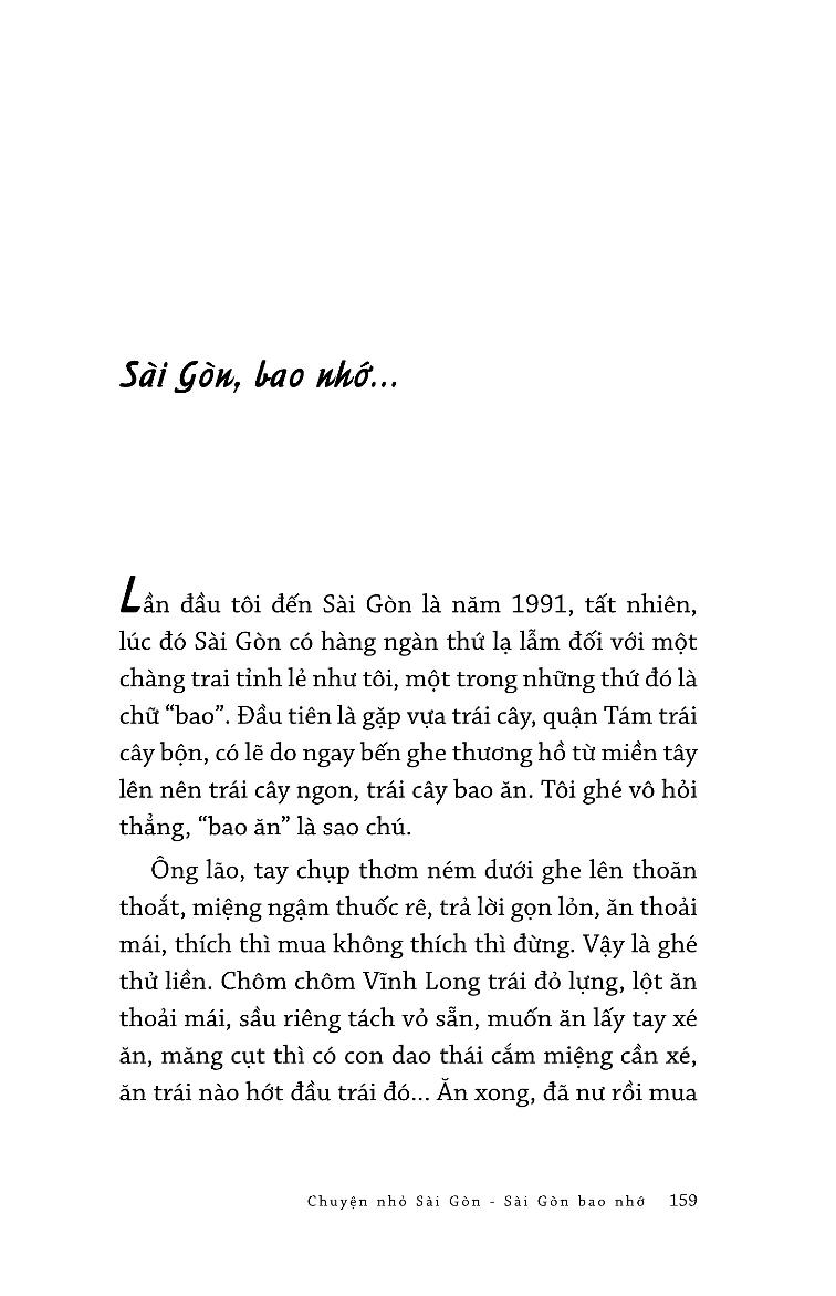 Chuyện Nhỏ Sài Gòn Bao Nhớ - Ảnh 8