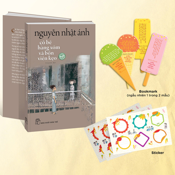 Cô Bé Hàng Xóm Và Bốn Viên Kẹo - Bìa Cứng - Tặng Kèm Random 1 Trong 4 Mẫu Bookmark + Sticker + Sổ Vẽ - Ảnh 7