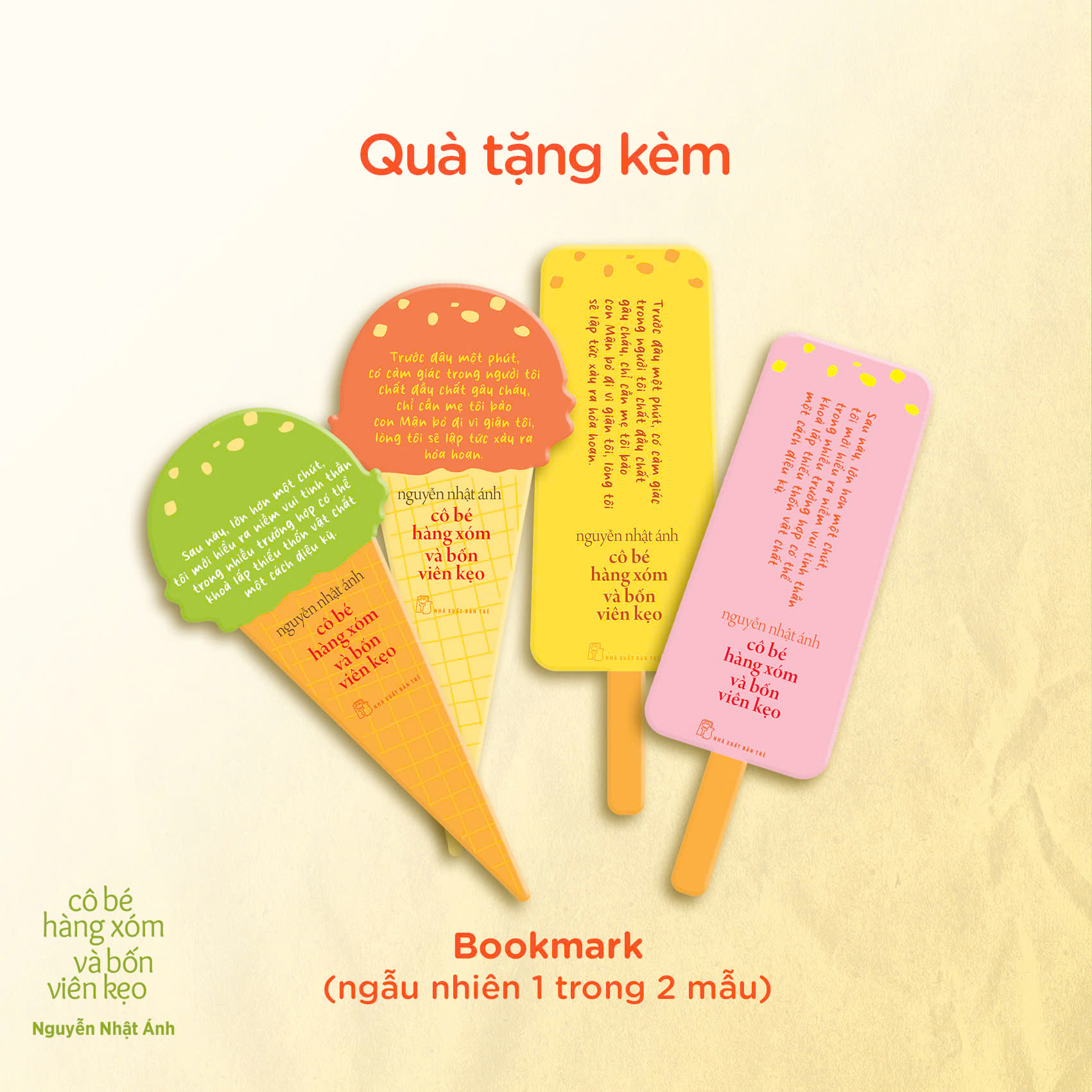 Cô Bé Hàng Xóm Và Bốn Viên Kẹo - Tặng Kèm Random 1 Trong 4 Mẫu Bookmark + Sticker - Ảnh 4