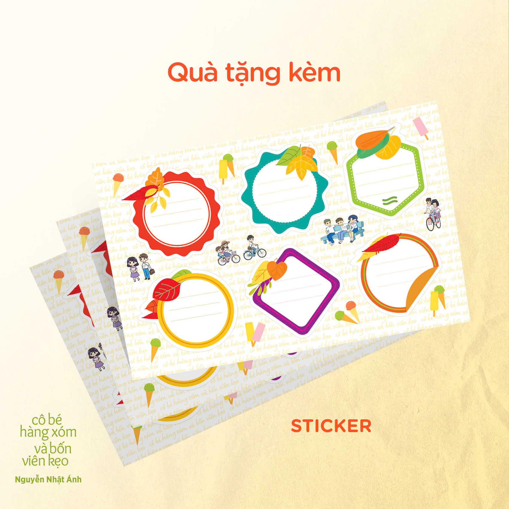 Cô Bé Hàng Xóm Và Bốn Viên Kẹo - Tặng Kèm Random 1 Trong 4 Mẫu Bookmark + Sticker - Ảnh 5
