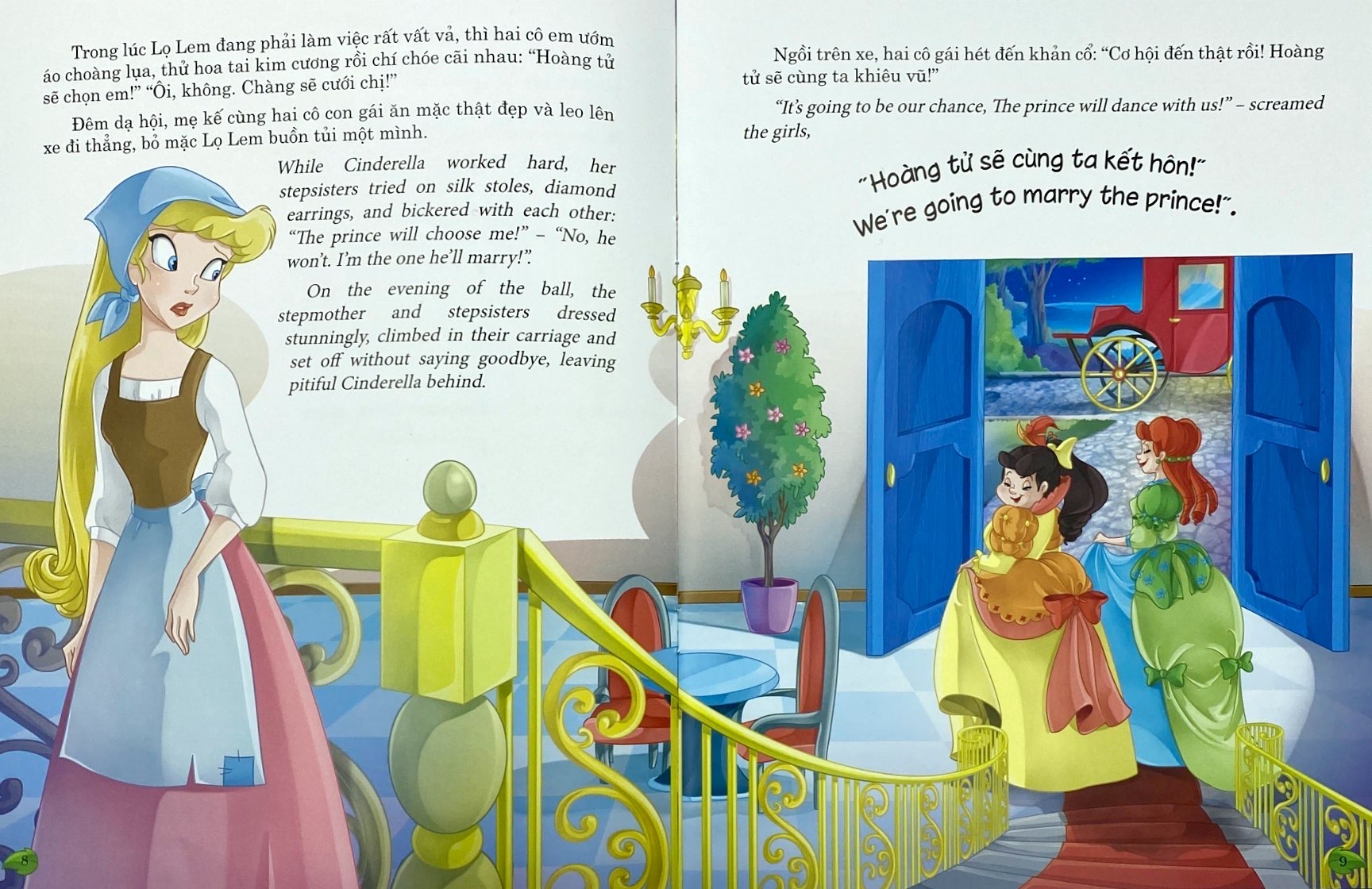cô bé lọ lem - truyện song ngữ anh - việt - Ảnh 6