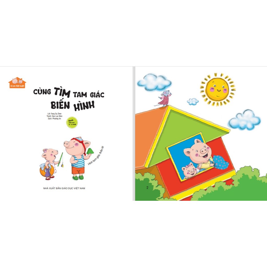 có em thật tuyệt - cùng tìm tam giác biến hình - Ảnh 4