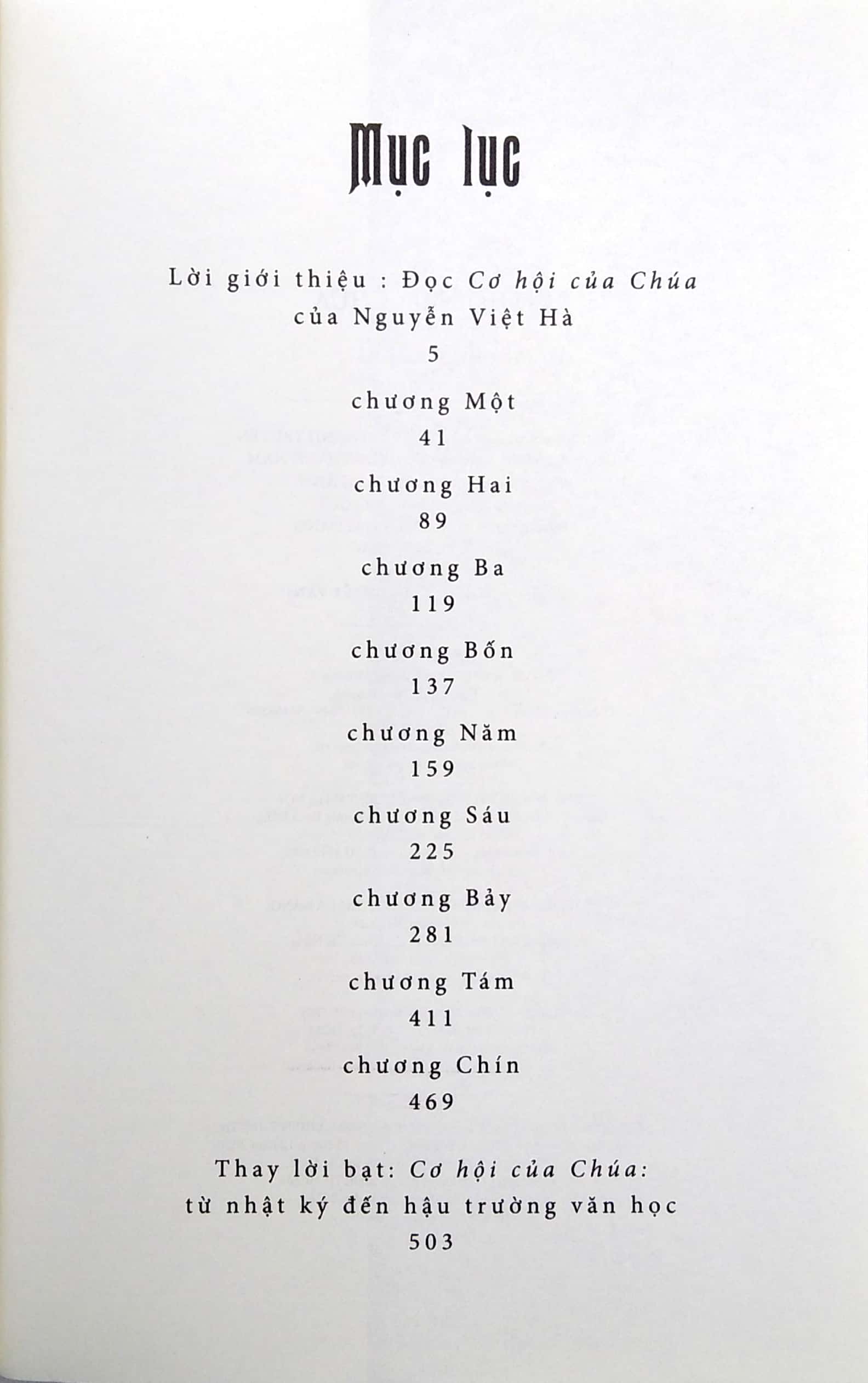 cơ hội của chúa (tái bản 2021) - Ảnh 3