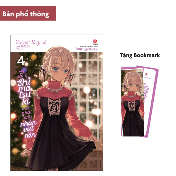 cô nàng shimotsuki trót phải lòng nhân vật nền - tập 4 - tặng kèm bookmark