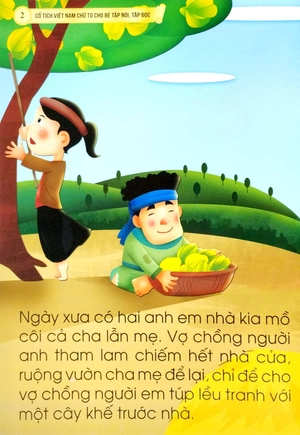 cổ tích việt nam chữ to cho bé tập nói, tập đọc - cây khế - Ảnh 3