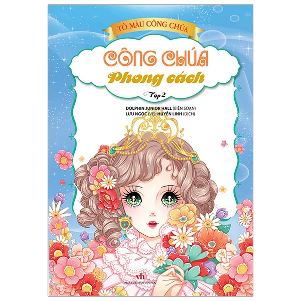 combo bộ 02 sách tô màu công chúa phong cách kèm bút sáp màu - Ảnh 3