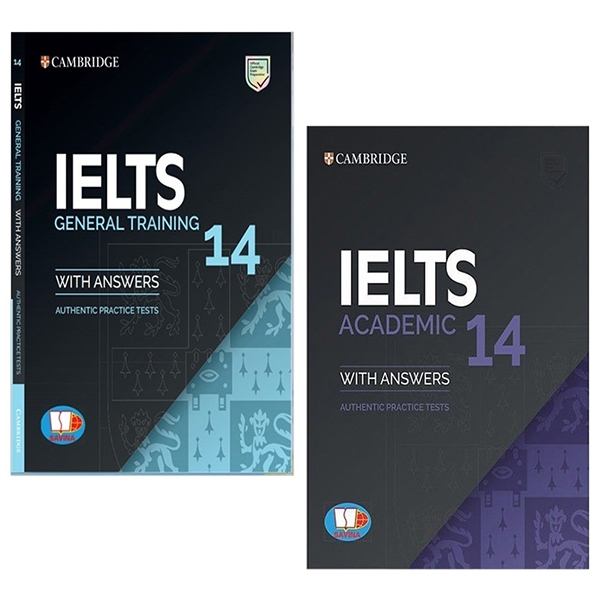 combo cambridge ielts 14 (bộ 2 tập)