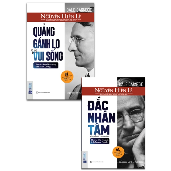 combo đắc nhân tâm - bí quyết để thành công + quẳng gánh lo và vui sống (bộ 2 cuốn)