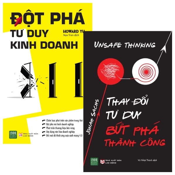 combo đột phá tư duy kinh doanh + thay đổi tư duy bứt phá thành công (bộ 2 cuốn)