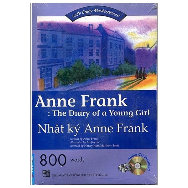 combo happy reader - nhật ký anne frank (sách kèm cd)