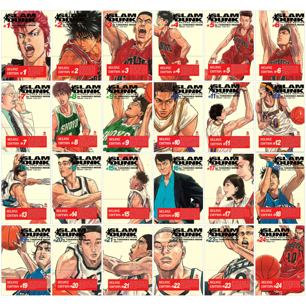 Combo Manga - Slam Dunk - Deluxe Edition: Tap 1 - 24 (Bo 24 Tap)