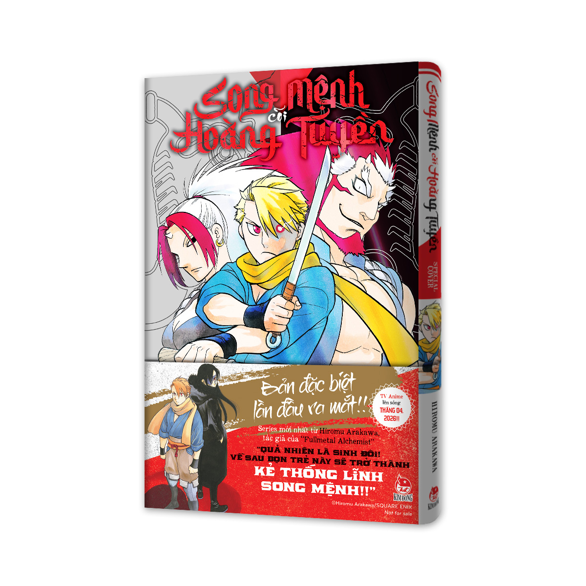 Combo Manga - Song Mệnh Cõi Hoàng Tuyền - Tập 1 - Bản Thường + Bản Đặc Biệt (Bộ 2 Cuốn) - Tặng Kèm Special Cover + Special Cover Metalize + Lịch Để Bàn 2026 + Postcard Metalize + Trang Màu Bổ Sung Từ Tạp Chí + Postcard Có Chữ Kí Tác Giả - Ảnh 9