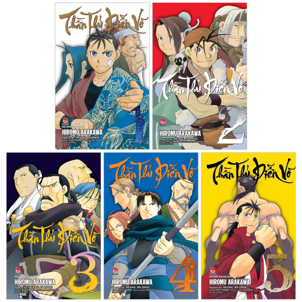 combo manga - thần thú diễn võ: tập 1 - 5 (bộ 5 tập)