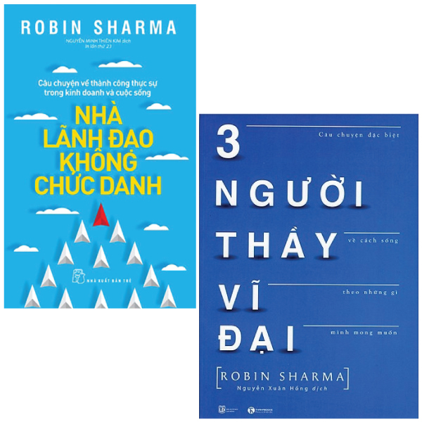 combo sách ba người thầy vĩ đại + nhà lãnh đạo không chức danh (bộ 2 cuốn)