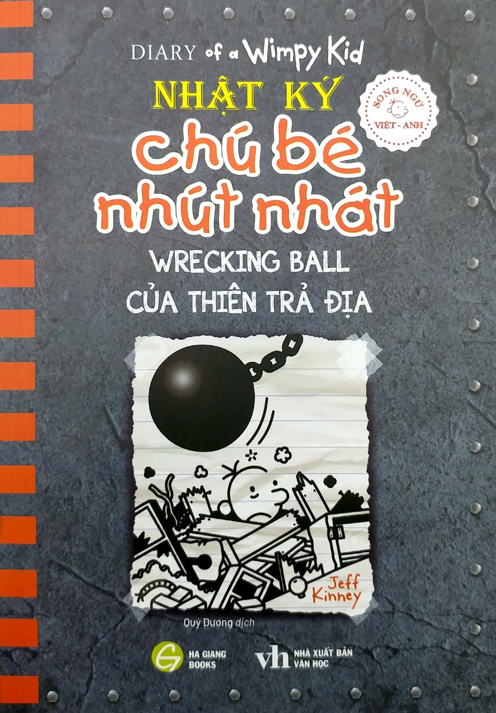 combo sách diary of a wimpy kid - nhật ký chú bé nhút nhát - song ngữ việt-anh: tập 1 - 18 (bộ 18 cuốn) - Ảnh 15