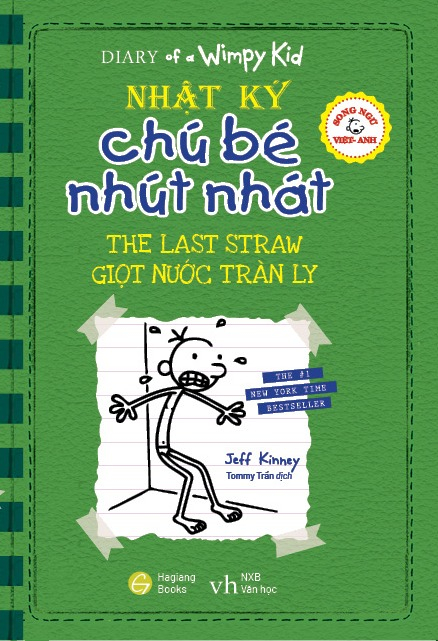 combo sách diary of a wimpy kid - nhật ký chú bé nhút nhát - song ngữ việt-anh: tập 1 - 18 (bộ 18 cuốn) - Ảnh 3