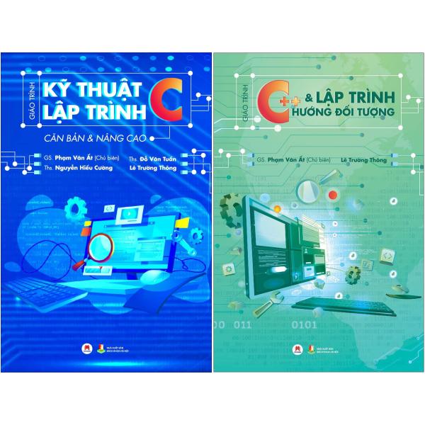 combo sách giáo trình kỹ thuật lập trình c căn bản và nâng cao + giáo trình c++ và lập trình hướng đối tượng (bộ 2 cuốn)