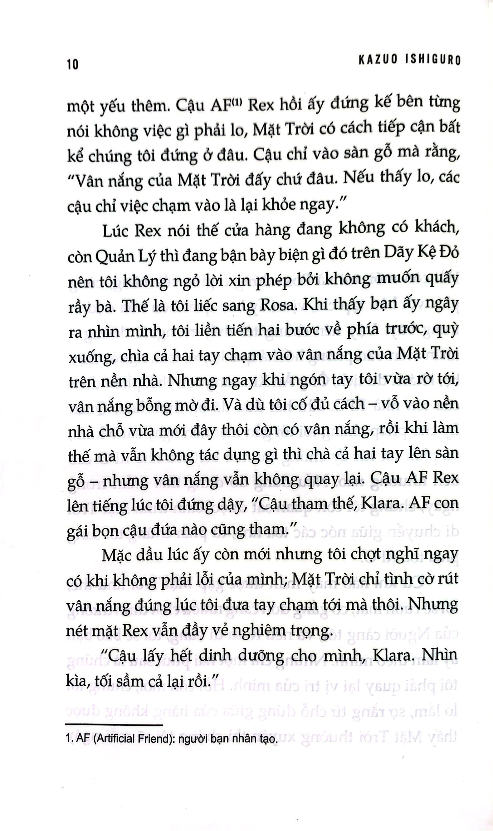combo sách klara và mặt trời + lý do để sống tiếp (bộ 2 cuốn) - Ảnh 10