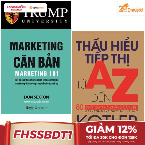 combo sách marketing căn bản + thấu hiểu tiếp thị từ a đến z (bộ 2 cuốn)