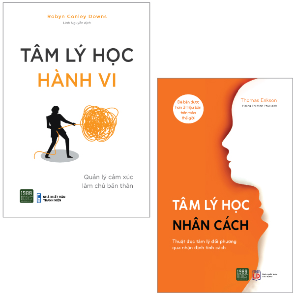 combo sách tâm lý học nhân cách + tâm lý học hành vi (bộ 2 cuốn)