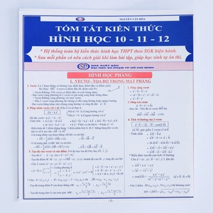 combo tóm tắt kiến thức chương trình thpt (8 môn - 10 tựa) - Ảnh 7
