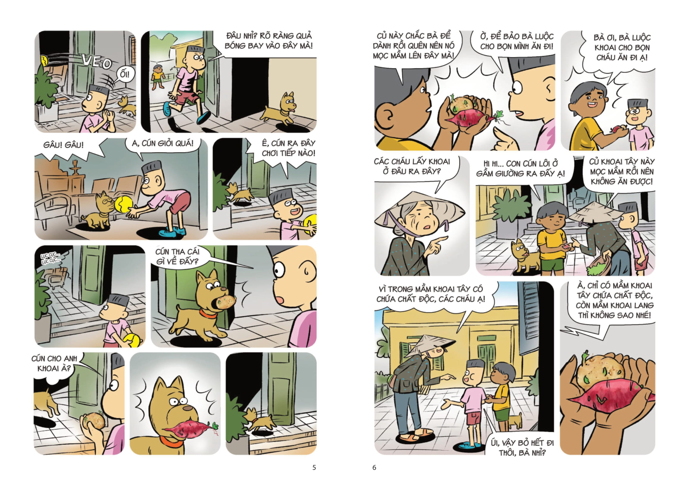 comic kĩ năng sống - dành cho trẻ tiểu học - ăn uống an toàn - Ảnh 5