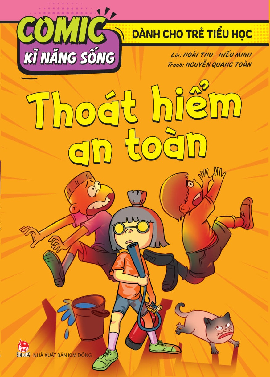 Comic Kĩ Năng Sống - Dành Cho Trẻ Tiểu Học - Thoát Hiểm An Toàn - Ảnh 2