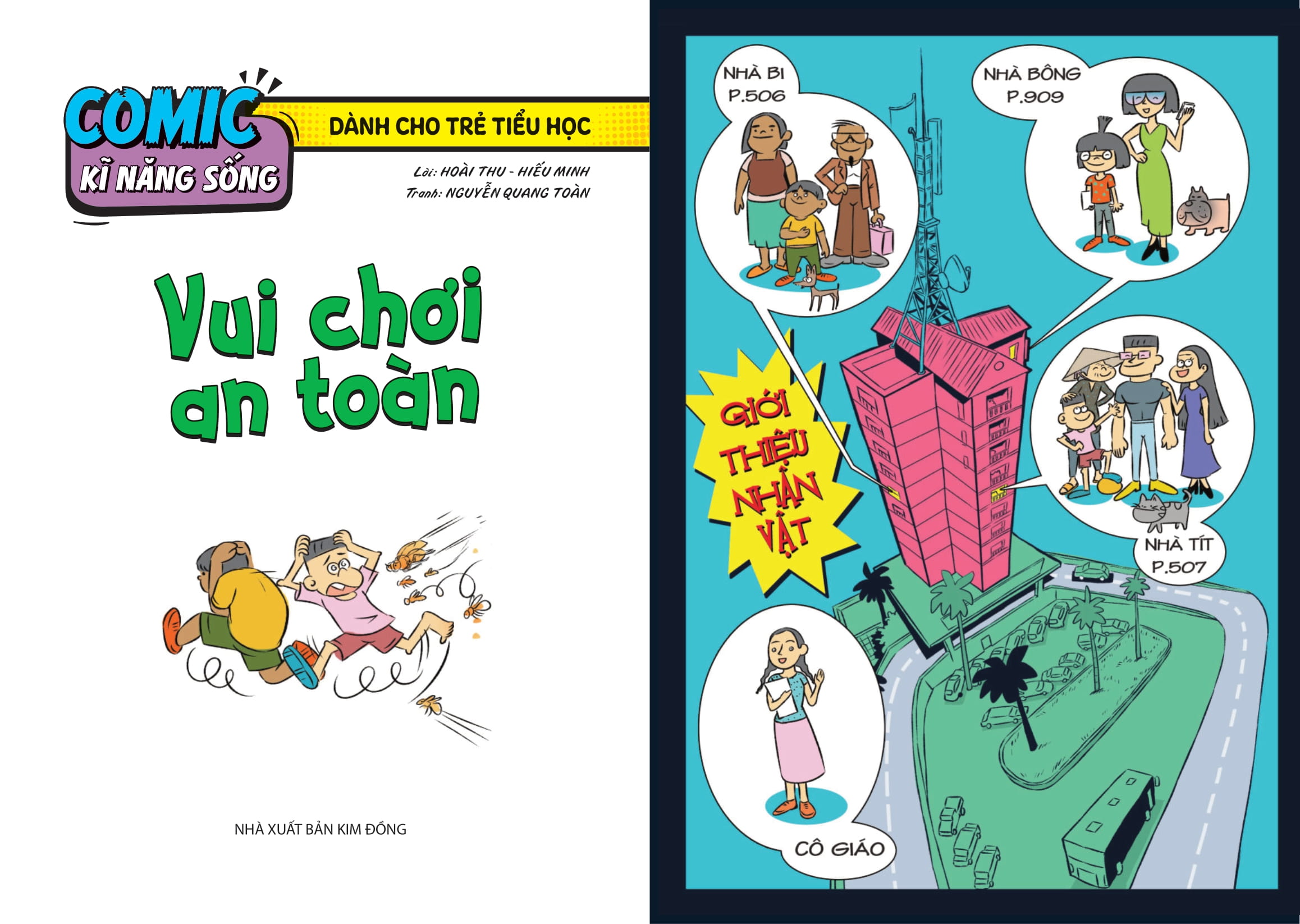 comic kĩ năng sống - dành cho trẻ tiểu học - vui chơi an toàn - Ảnh 3