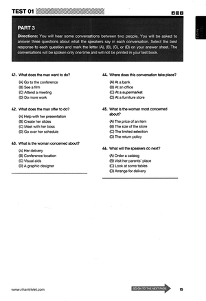 complete toeic listening comprehension (kèm mp3) - Ảnh 15