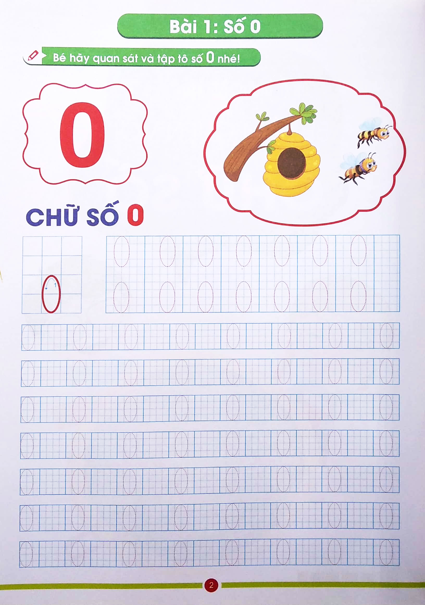 con chuẩn bị vào lớp 1 - bé làm quen với chữ số - Ảnh 3