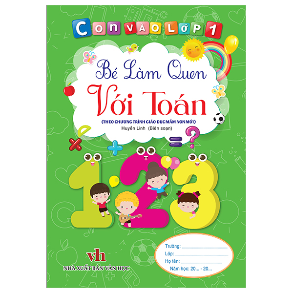 con vào lớp 1 - bé làm quen với toán