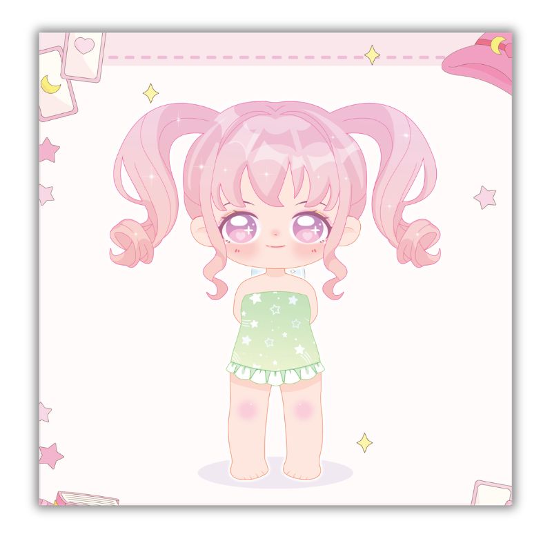 Công Chúa Chibi Tập Phối Đồ - Váy Hồng Ngọt Ngào - Ảnh 5