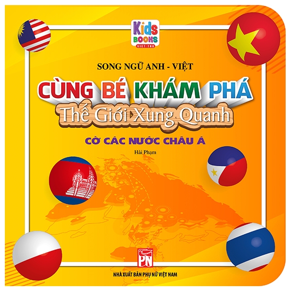 cùng bé khám phá thế giới xung quanh - cờ các nước châu á