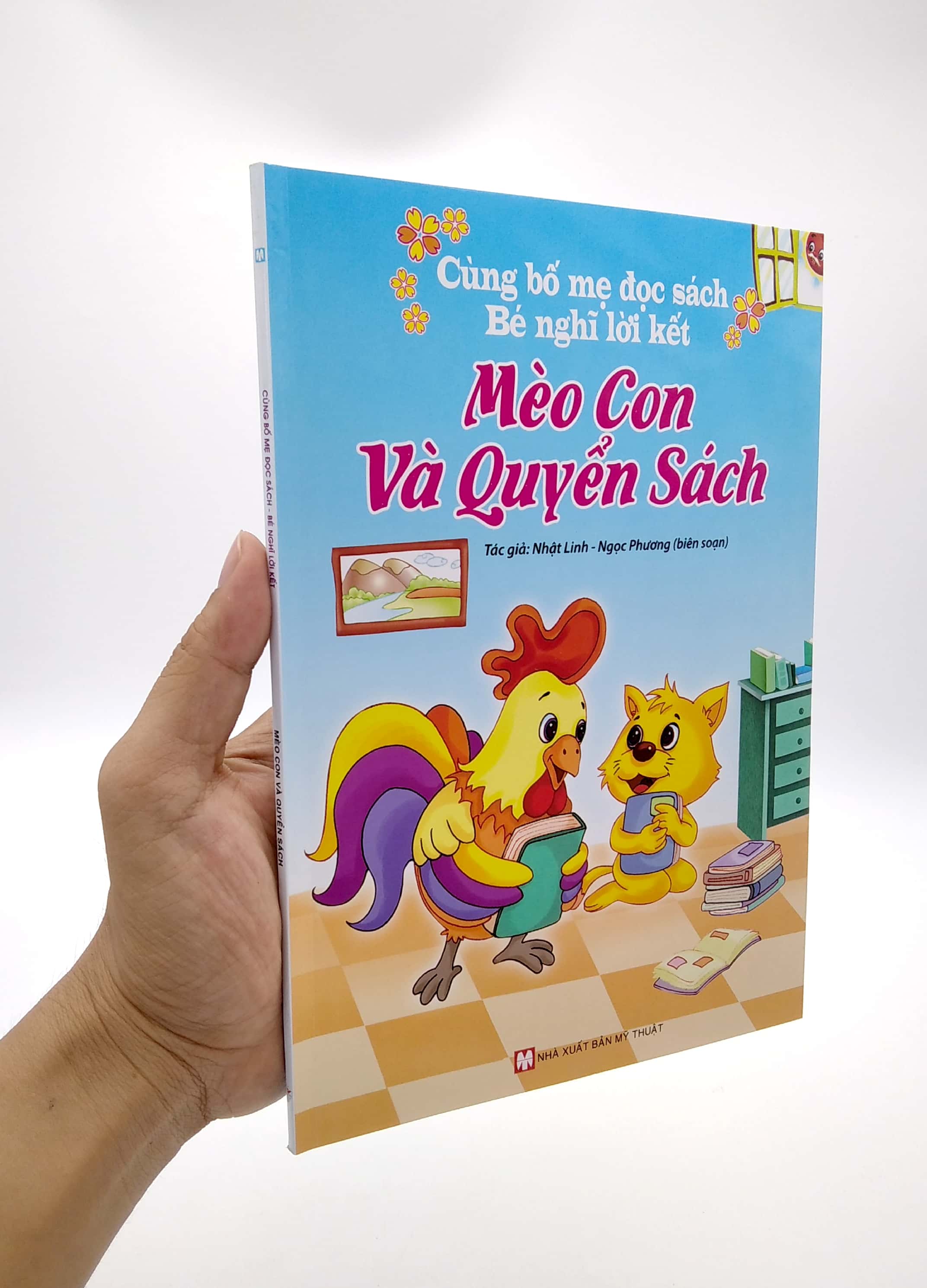 cùng bố mẹ đọc sách bé nghĩ lời kết - mèo con và quyển sách (tái bản 2021) - Ảnh 7