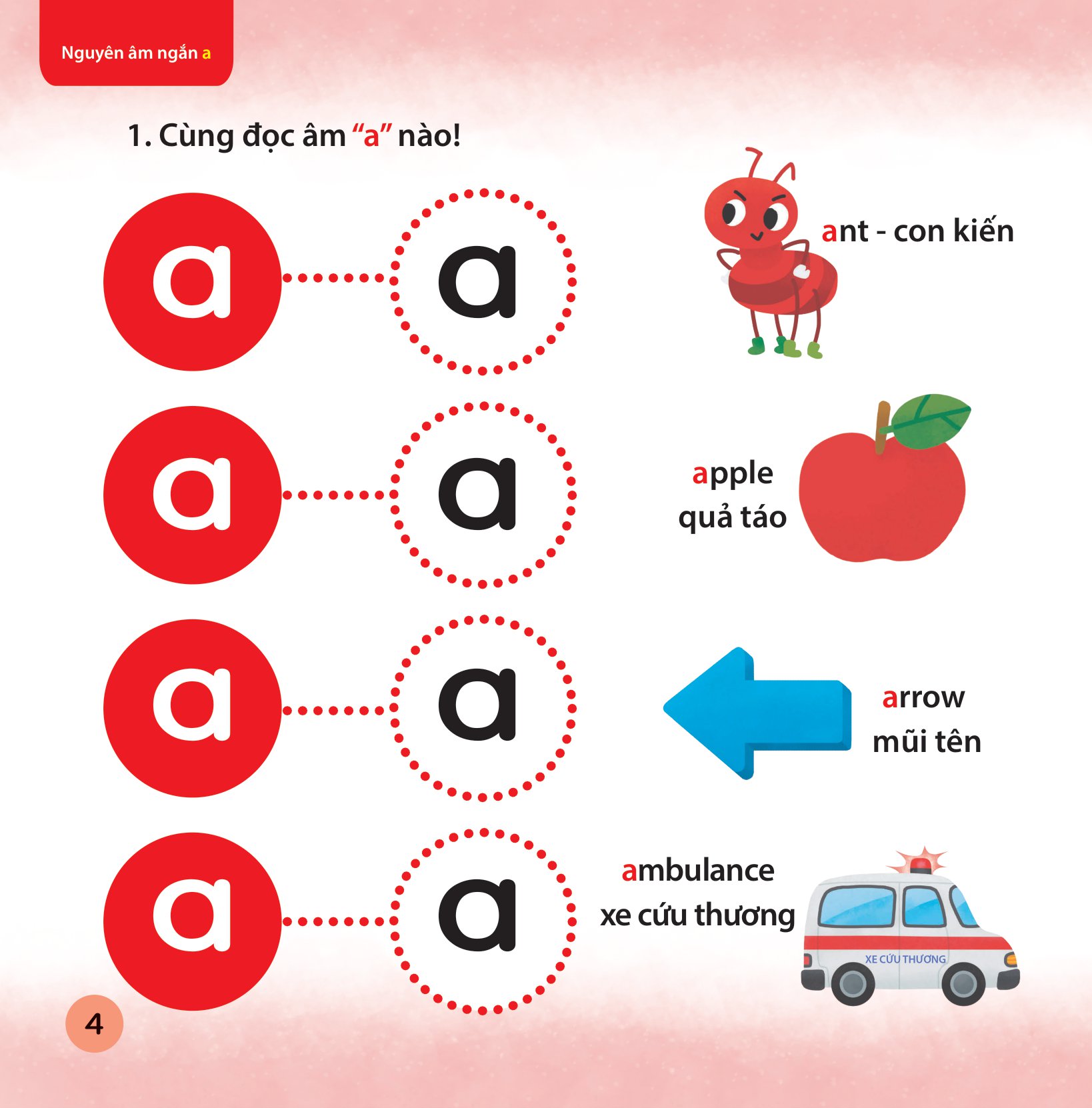 cùng con học ngữ âm tiếng anh qua 3 cấp độ - nguyên âm ngắn - Ảnh 5
