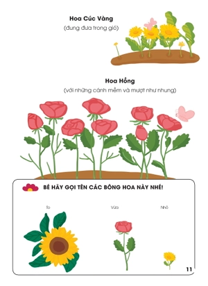 cùng con học nói 4 - hoa đo đỏ lá xanh xanh - Ảnh 13