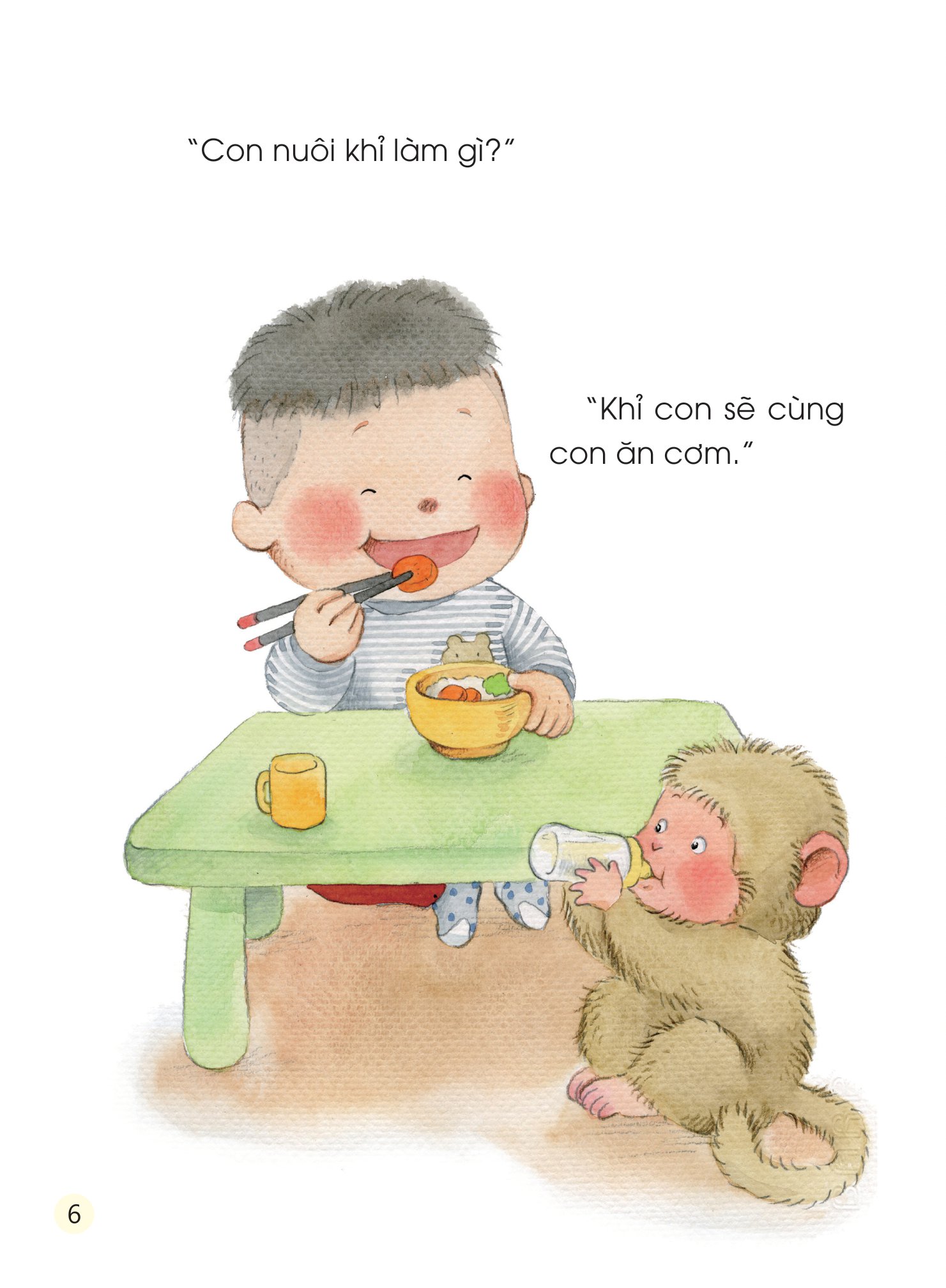 cùng con nuôi dưỡng tính cách tốt - con muốn nuôi khỉ - Ảnh 7