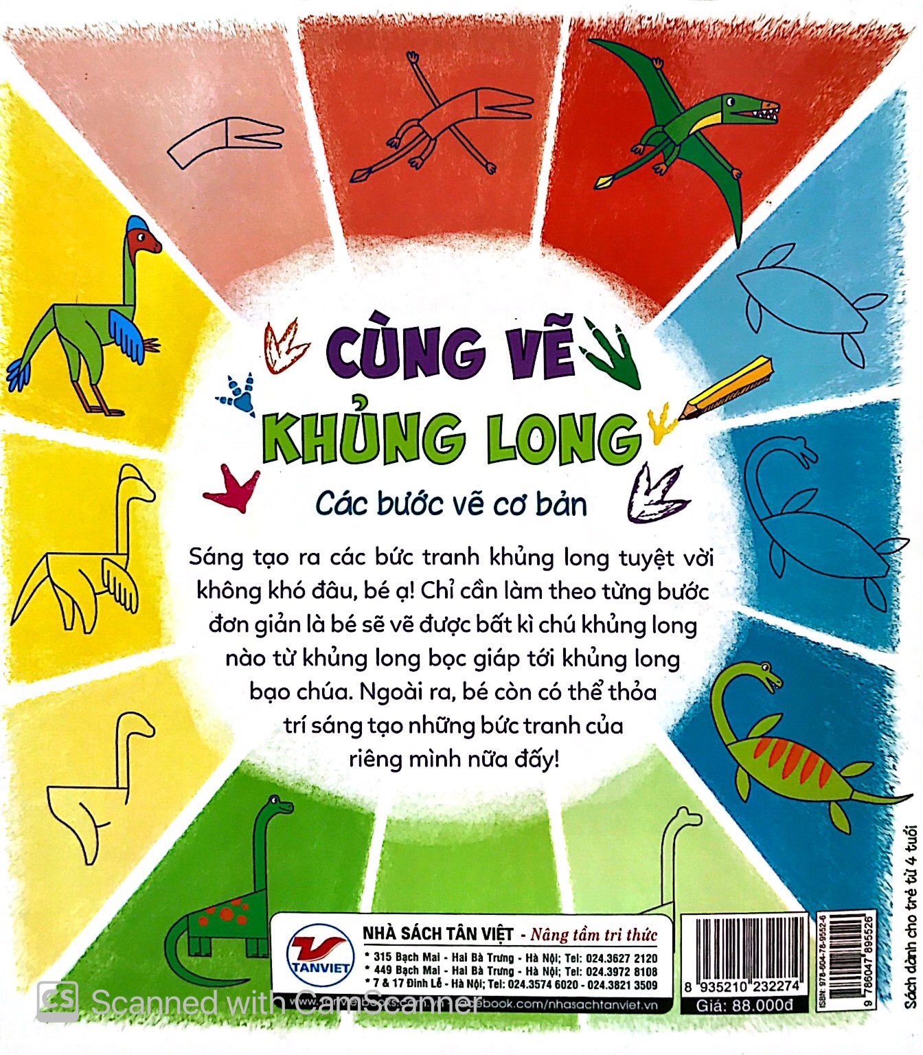 cùng vẽ khủng long các bước vẽ cơ bản - phát triển khả năng sáng tạo cho trẻ - Ảnh 11