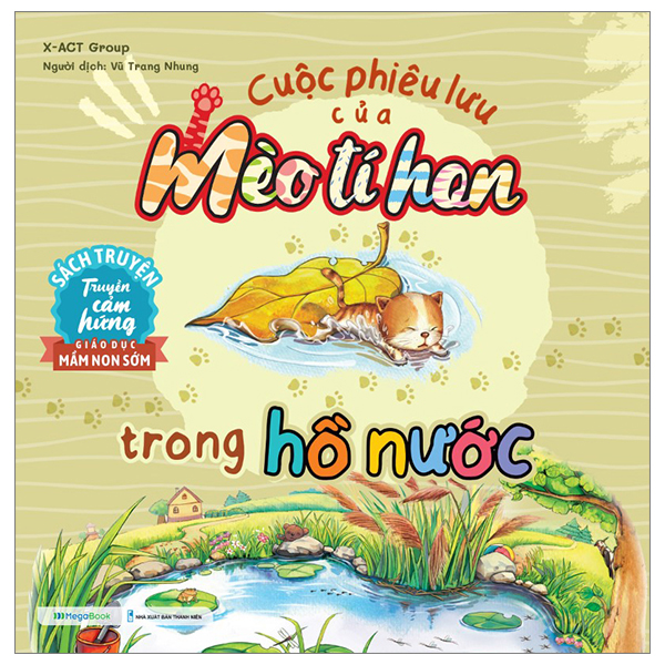 cuộc phiêu lưu của mèo tí hon - trong hồ nước