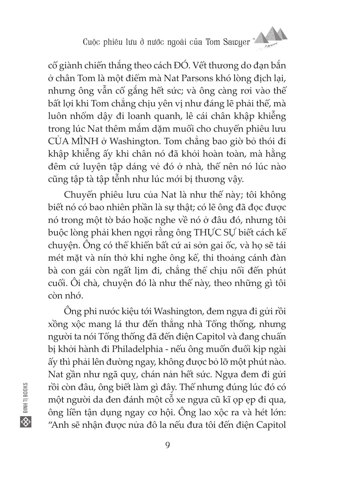 Cuộc Phiêu Lưu Ở Nước Ngoài Của Tom Sawyer - Ảnh 8