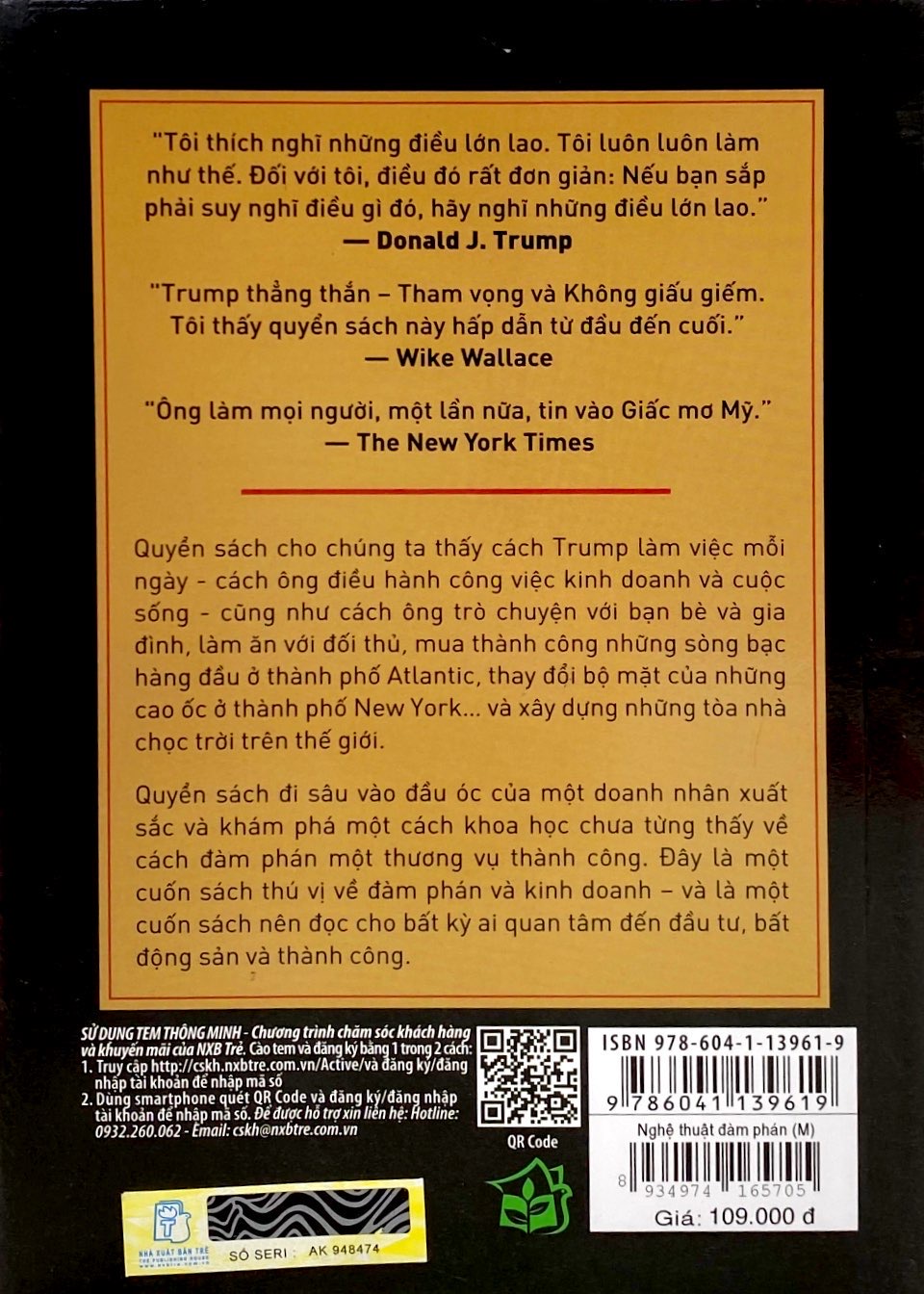 d. trump - nghệ thuật đàm phán (tái bản 2020) - Ảnh 26
