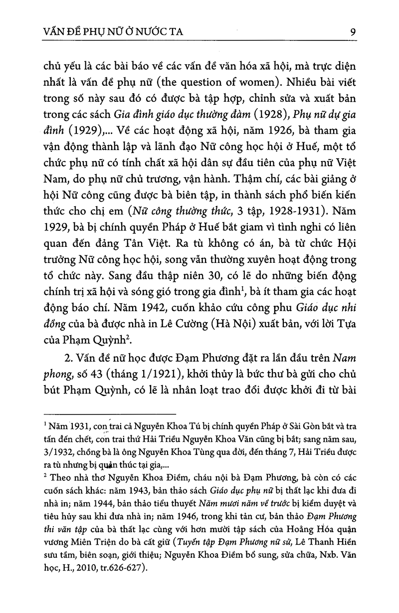 đạm phương nữ sử - vấn đề phụ nữ ở nước ta - Ảnh 7