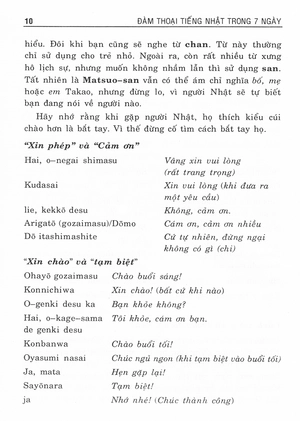 đàm thoại tiếng nhật trong 7 ngày - dễ dàng và nhanh chóng (kèm cd) - Ảnh 8